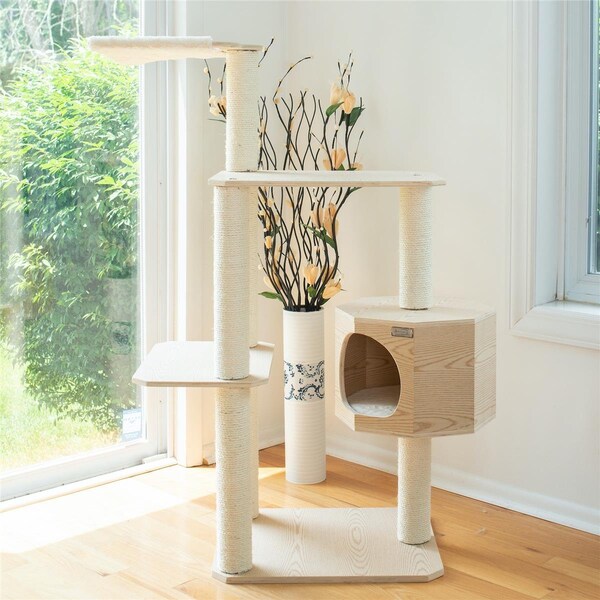 Aeromark S5402 Armarkat Premium Pinus Sylvestric Wood Cat Tree S5402 54 inch S5402 - main